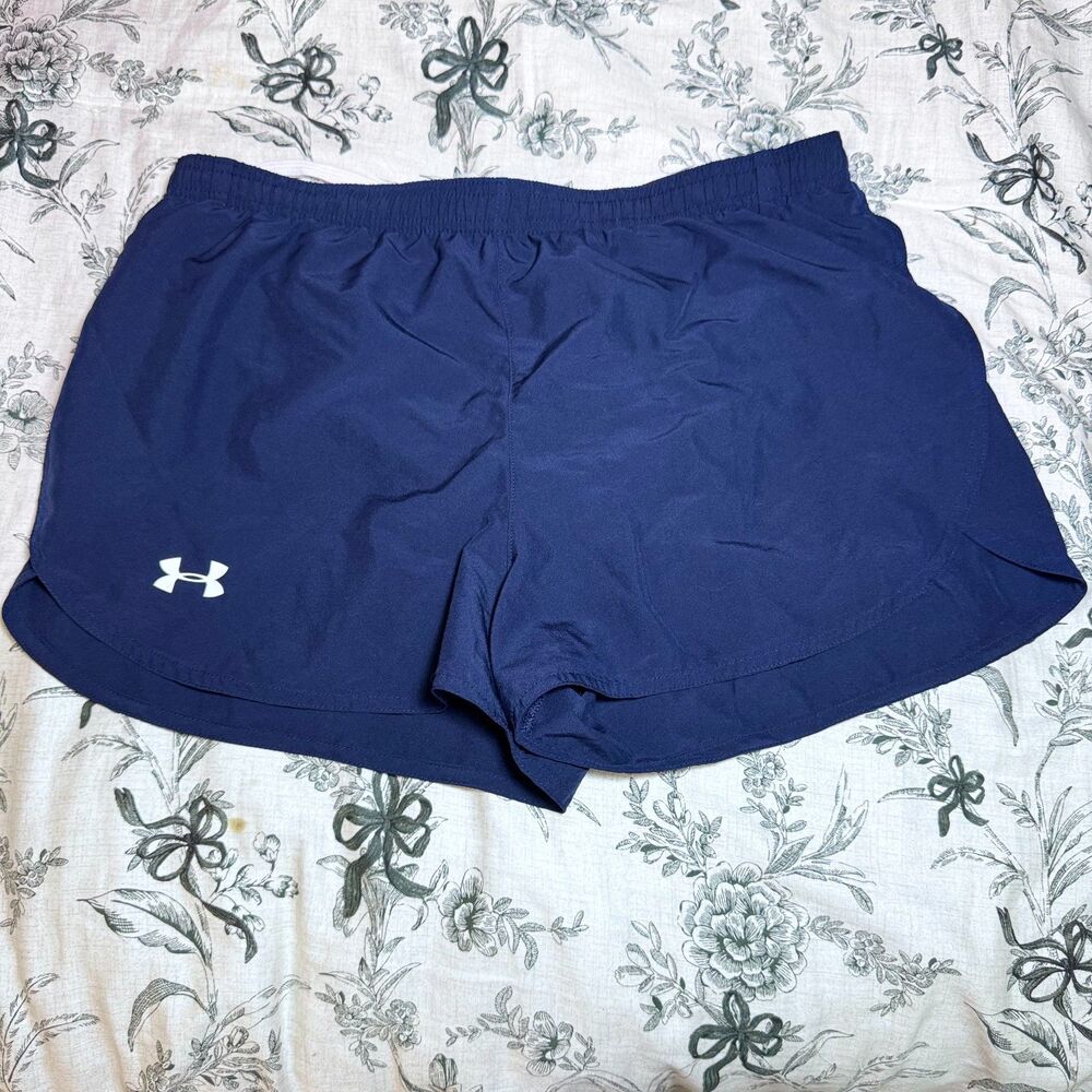 Under Armour Blue Athletic Shorts Size Medium